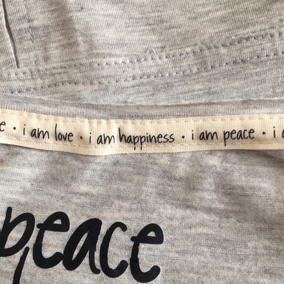 Peace Love World Cold Shoulder Knit Top Grey NWOT - Picture 11 of 15